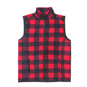 Buy red-black POLAR FLEECE VEST