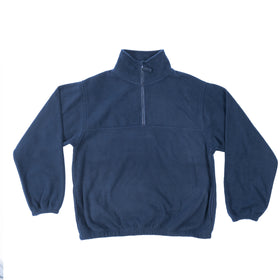 Buy navy POLAR FLEECE 1/4 ZIP JACKET