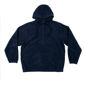 Buy navy POLAR FLEECE 1/4 ZIP HOODIE