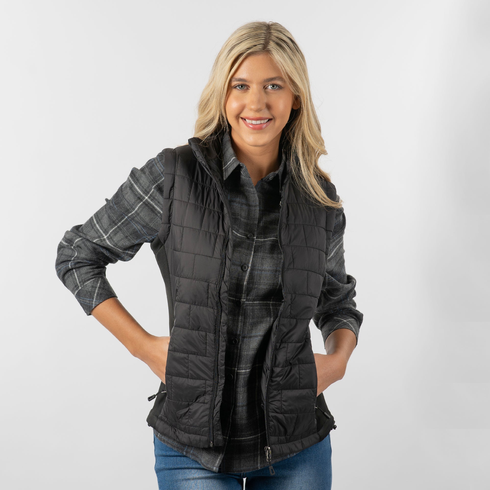 Pieces PCBEE NEW PUFFER VEST - Veste sans manches - birch/écru Pieces PCBEE NEW PUFFER VEST - Veste sans manches - birch/écru