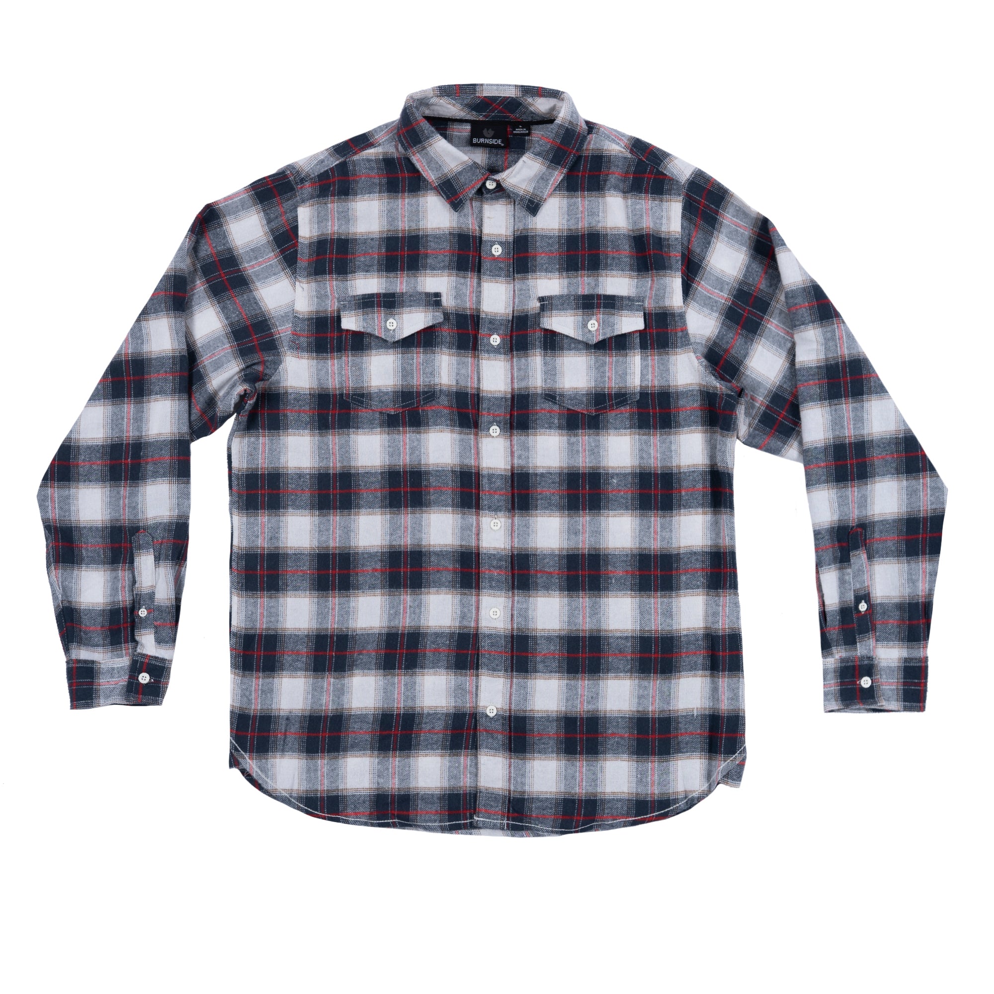 Buy white-red BURNSIDE CLASSIC PLAID FLANNEL