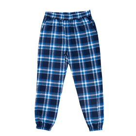 Buy blue-white FLANNEL JOGGER
