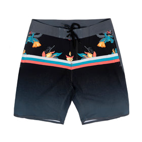 Buy tropical-black STRETCH BOARDSHORT