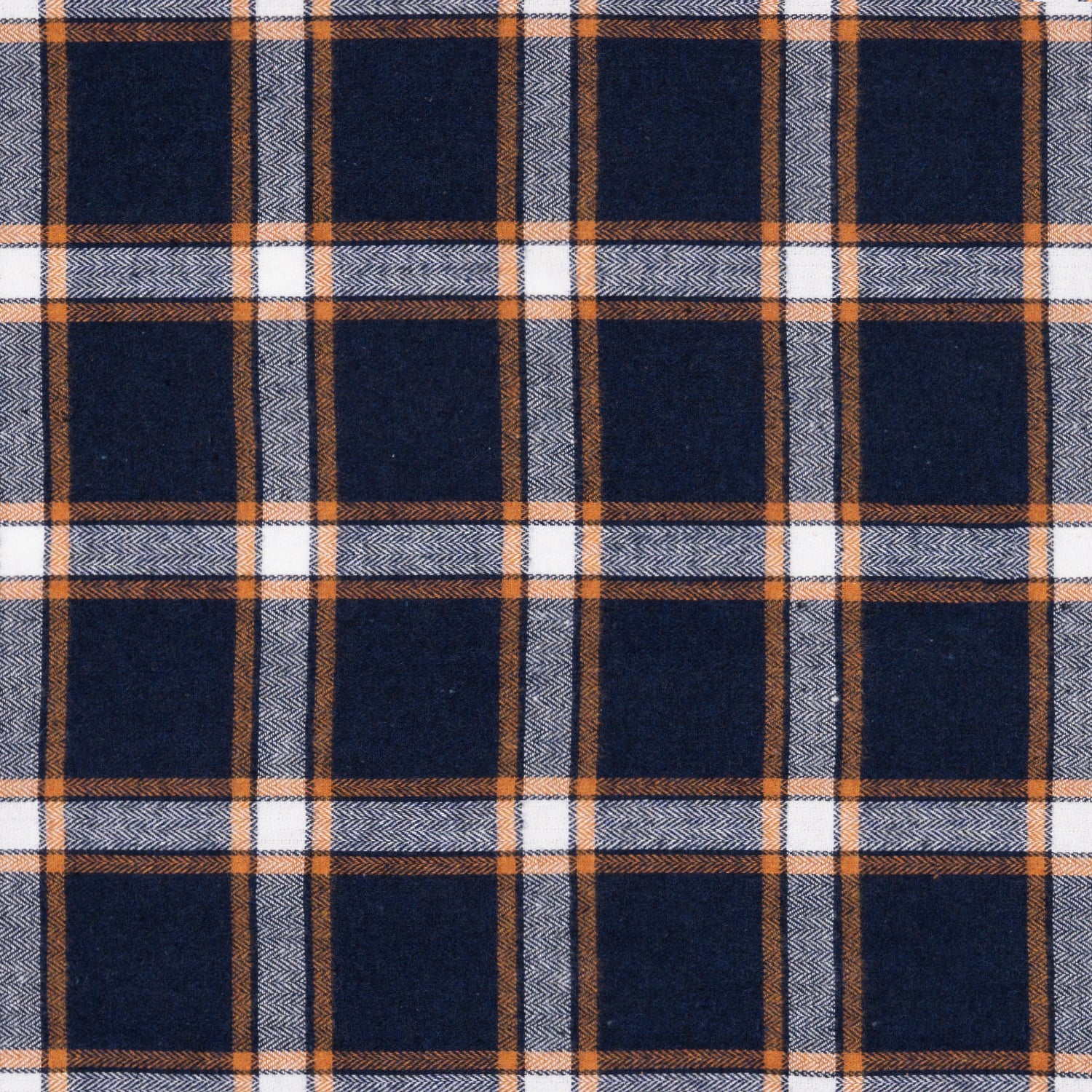 Buy navy-orange &quot;TRADITIONAL&quot; ONE POCKET FLANNEL