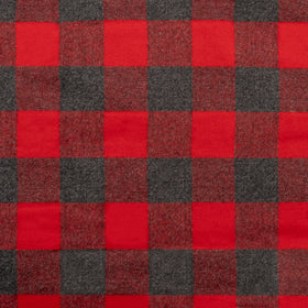 Buy red-heather-black "TRADITIONAL" ONE POCKET FLANNEL