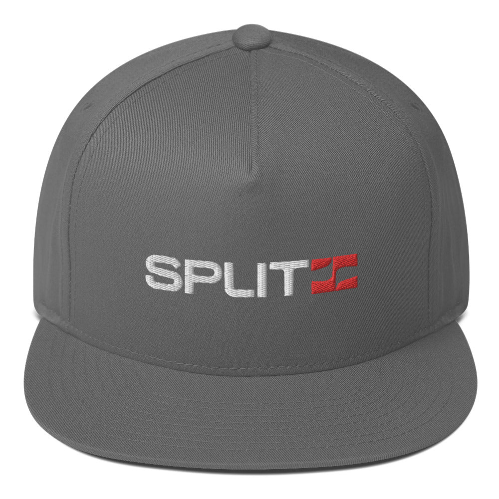 Buy grey SPLIT Flat Bill Cap