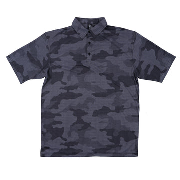 Buy black-camo "BURN" GOLF POLO