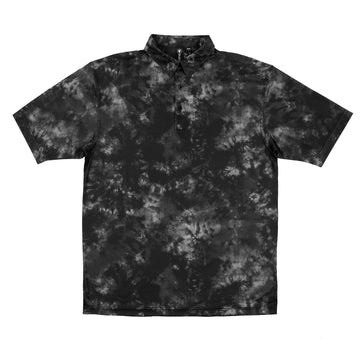 Buy black-tie-dye "BURN" GOLF POLO