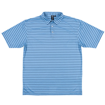 Buy light-blue-navy "BURN" GOLF POLO