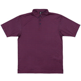 Buy navy-red "BURN" GOLF POLO