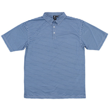 Buy navy-white "BURN" GOLF POLO