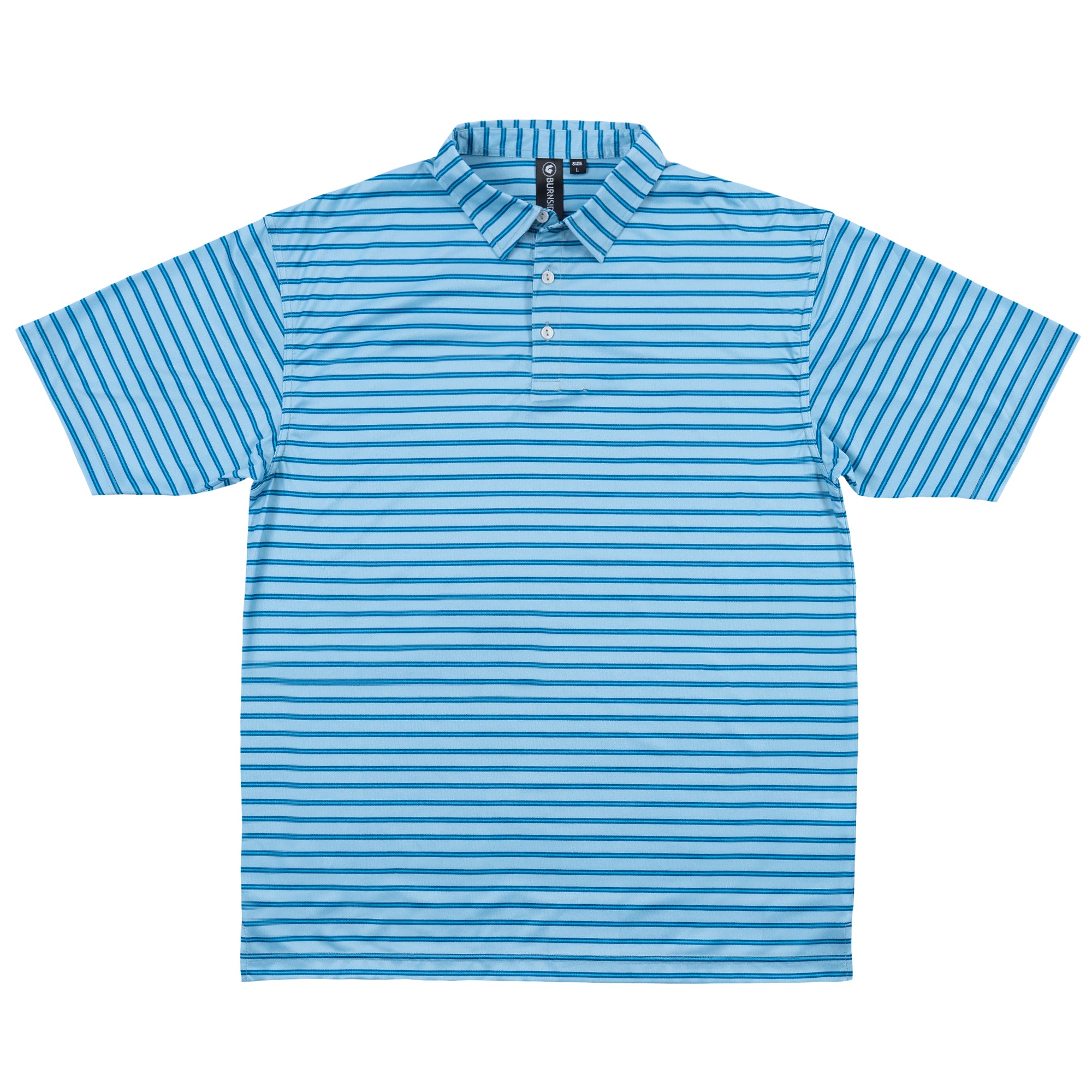 Buy turquoise-sky &quot;BURN&quot; GOLF POLO