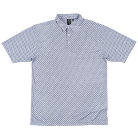 Buy white-dot "BURN" GOLF POLO