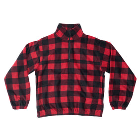 Buy red-black POLAR FLEECE 1/4 ZIP JACKET