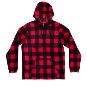 Buy red-black POLAR FLEECE HOODIE