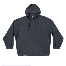 Buy heather-charcoal POLAR FLEECE 1/4 ZIP HOODIE