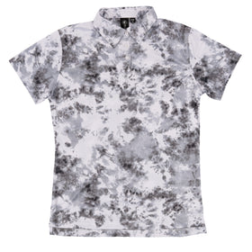 Buy white-tie-dye LADIES &quot;BURN&quot; GOLF POLO