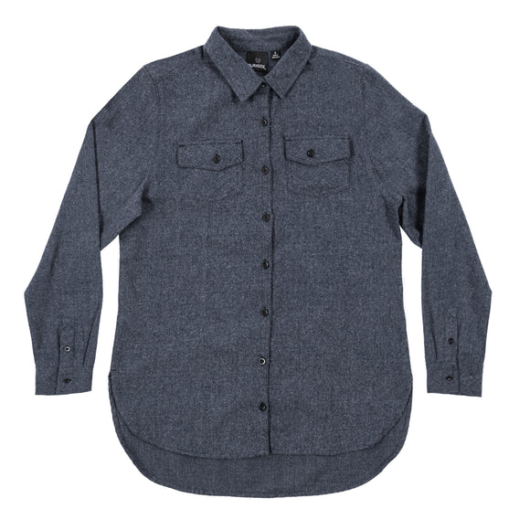 BURNSIDE SOLID LADIES FLANNEL
