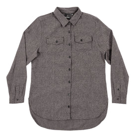 Buy heather-grey BURNSIDE SOLID LADIES FLANNEL