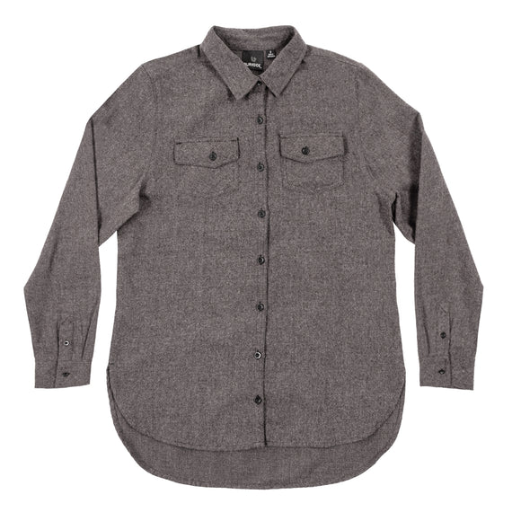 BURNSIDE SOLID LADIES FLANNEL
