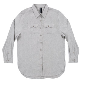 Buy stone BURNSIDE SOLID LADIES FLANNEL