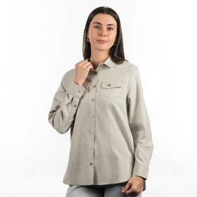 BURNSIDE SOLID LADIES FLANNEL