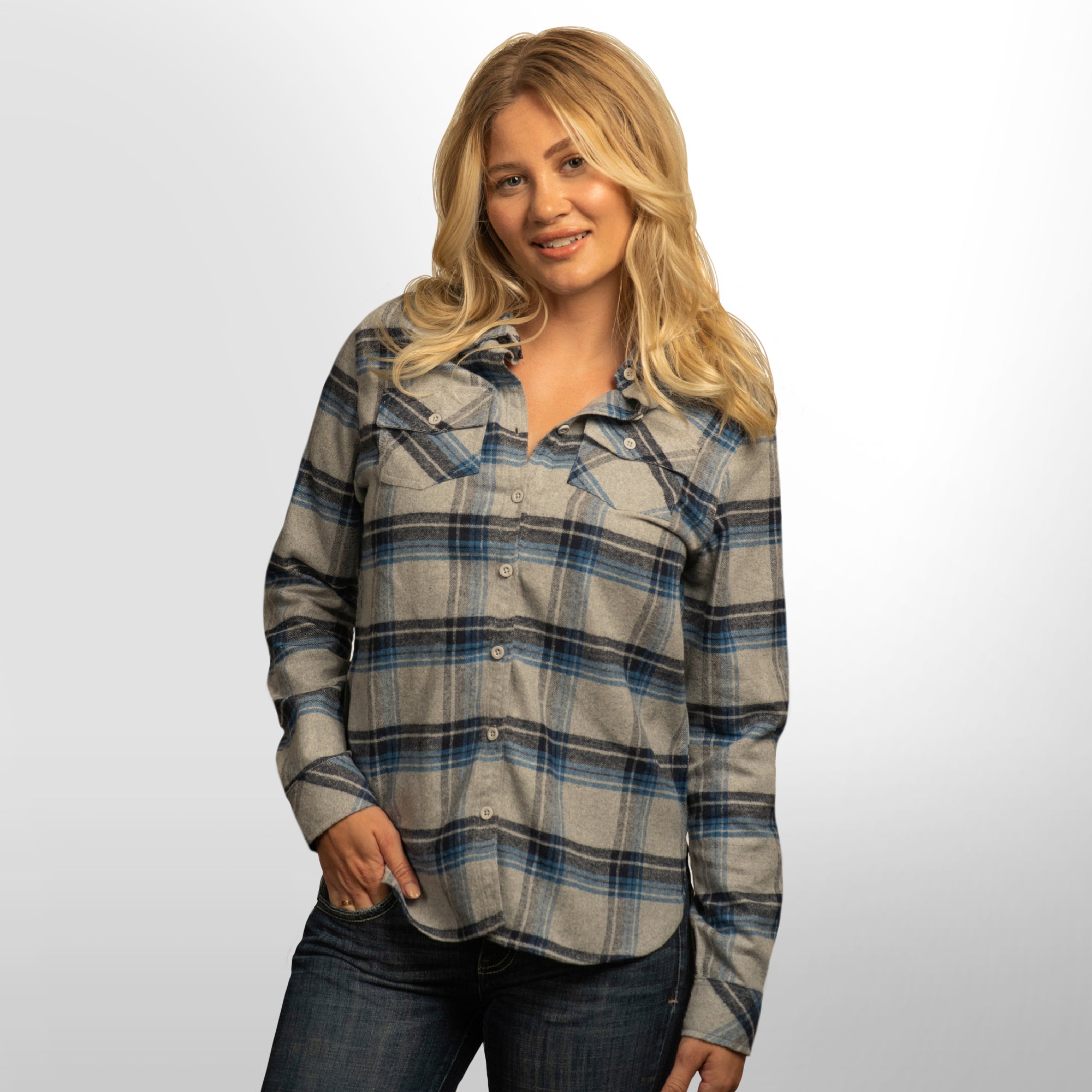 BURNSIDE CLASSIC PLAID FLANNEL (LADIES)