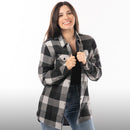 BURNSIDE MODERN PLAID FLANNEL (LADIES)-1