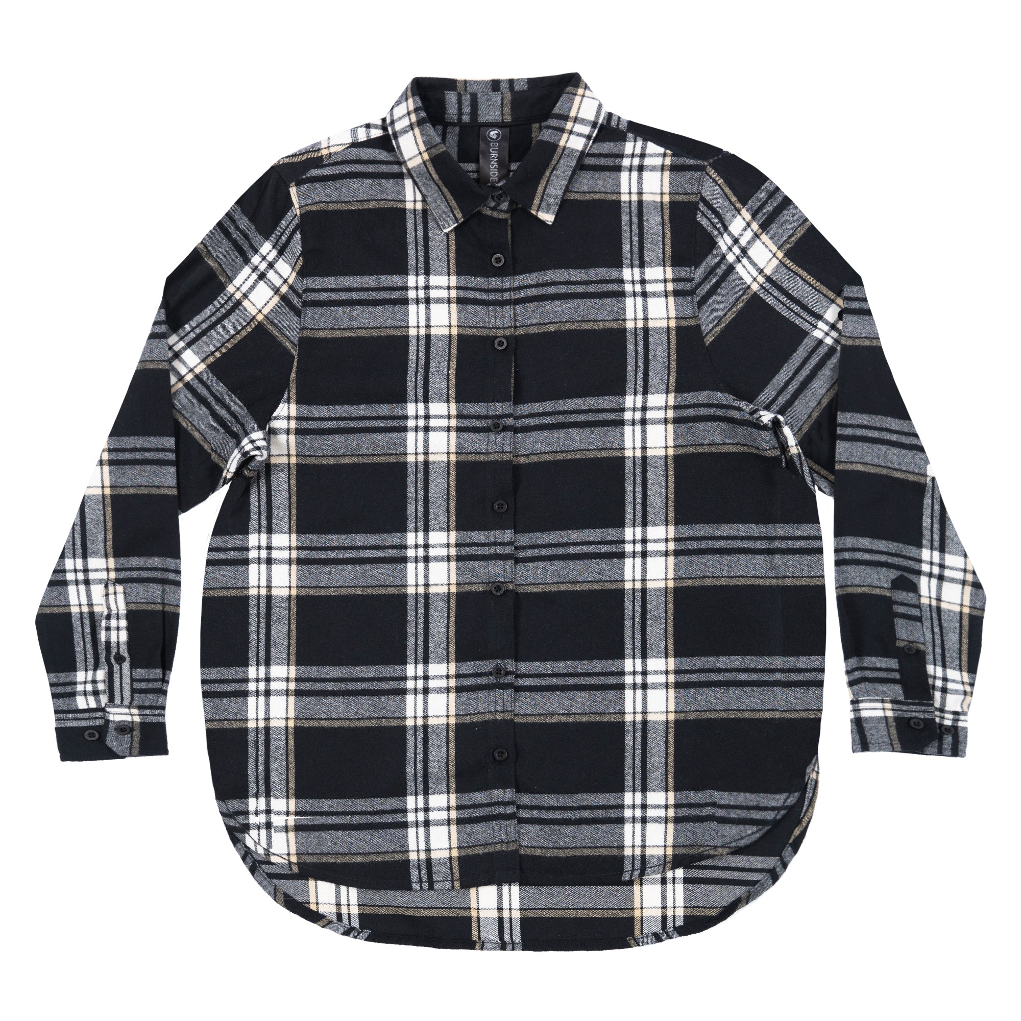 Buy black-ecru LADIES &quot;NO POCKET&quot; FLANNEL