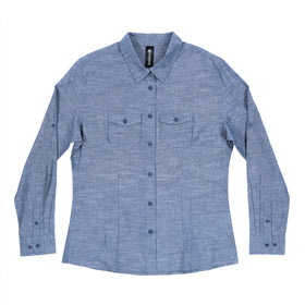 Buy light-denim LADIES LONG SLEEVE ALL-DAY CHAMBRAY