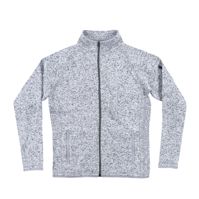 Buy heather-grey LADIES LONG SLEEVE SWEATER KNIT JACKET