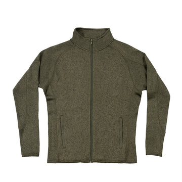 Buy military-green LADIES LONG SLEEVE SWEATER KNIT JACKET