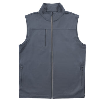 Buy dark-grey-heather Micro Pique Water-Resistant Golf Vest