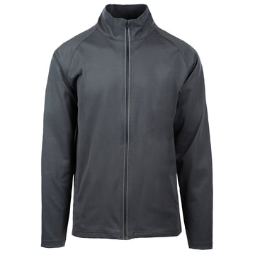 Buy dark-grey-heather Full-Zip Micro Pique Water-Resistant Golf Jacket