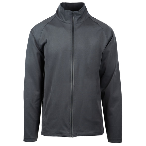 Full-Zip Micro Pique Water-Resistant Golf Jacket