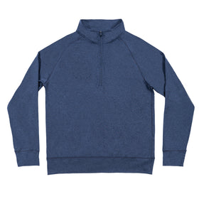 Buy heather-ink-blue MENS DAWN TO DUSK 1/4 ZIP