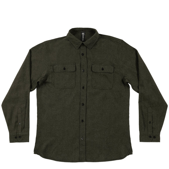 BURNSIDE SOLID MENS FLANNEL