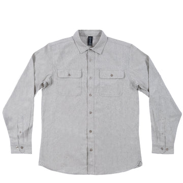 Buy stone BURNSIDE SOLID MENS FLANNEL