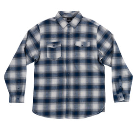 Buy ecru-blue BURNSIDE CLASSIC PLAID FLANNEL
