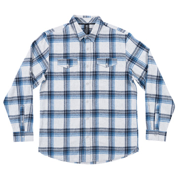 Buy grey-blue BURNSIDE CLASSIC PLAID FLANNEL