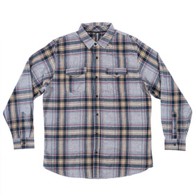 Buy light-grey BURNSIDE CLASSIC PLAID FLANNEL
