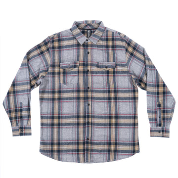 Buy light-grey BURNSIDE CLASSIC PLAID FLANNEL