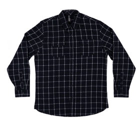 Buy navy-white BURNSIDE MODERN PLAID FLANNEL