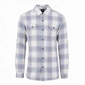 Buy washed-grey BURNSIDE CLASSIC PLAID FLANNEL