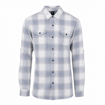 Buy washed-grey BURNSIDE CLASSIC PLAID FLANNEL