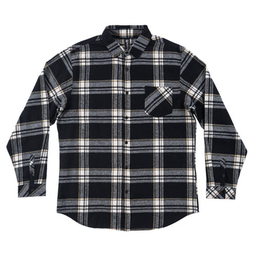 Buy black-ecru "TRADITIONAL" ONE POCKET FLANNEL