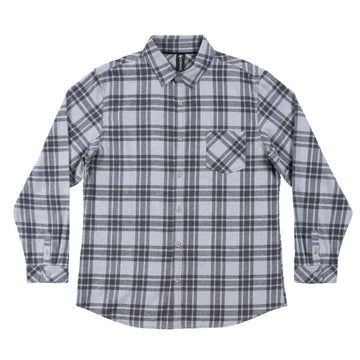 Buy grey-steel "TRADITIONAL" ONE POCKET FLANNEL