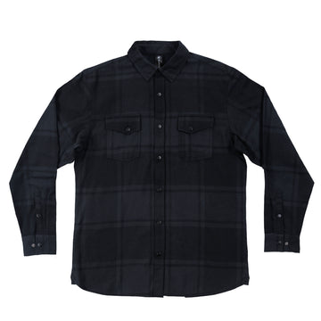 BURNSIDE MENS SNAP FLANNEL - 0
