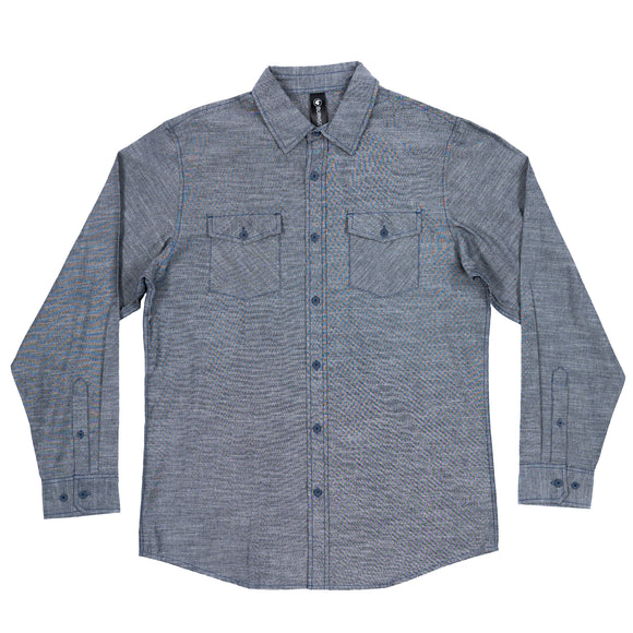 MENS LONG SLEEVE ALL-DAY CHAMBRAY