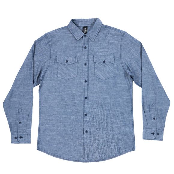 MENS LONG SLEEVE ALL-DAY CHAMBRAY